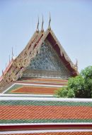 Roof Detail, Marble Temple, Bangkok